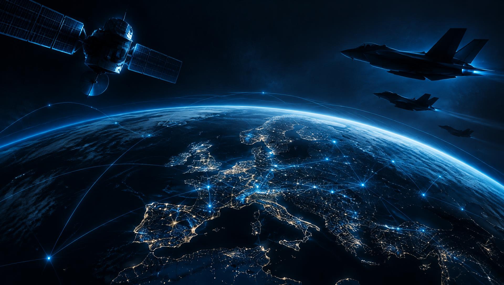 Aerospace network over Europe